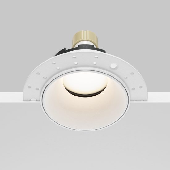 Maytoni share faretto da incasso gu10 moderno tondo bianco