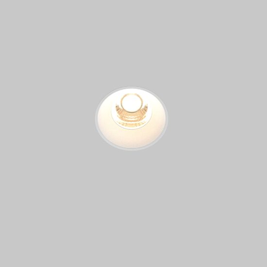Maytoni round faretto da incasso led 7w 3000k tondo bianco