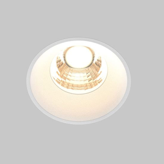 Maytoni round faretto da incasso led 7w 3000k tondo bianco