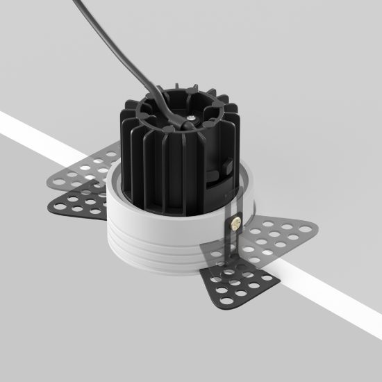 Maytoni round faretto da incasso led 7w 3000k tondo bianco