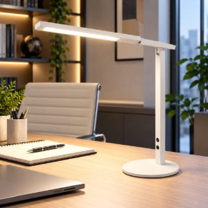 Fabas lampada da scrivania ufficio ideal bianca led 10w cct 3000k 4000k 5000k 6000k
