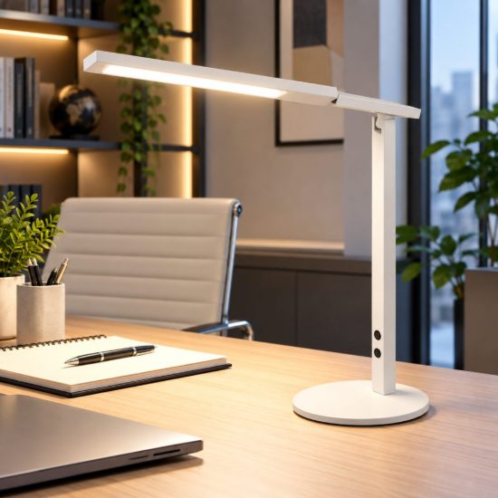 Fabas lampada da scrivania ufficio ideal bianca led 10w cct 3000k 4000k 5000k 6000k