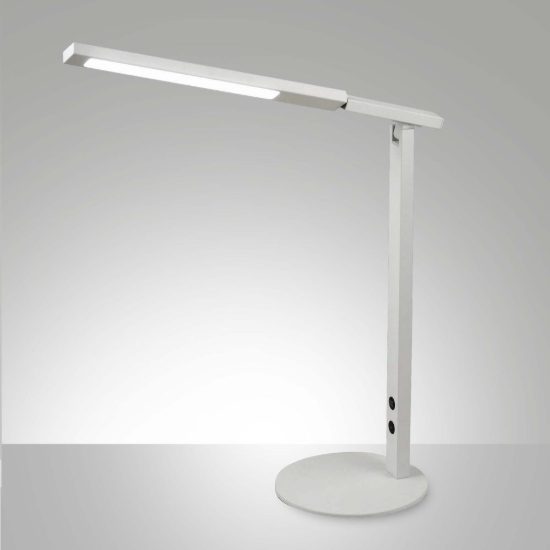 Fabas lampada da scrivania ufficio ideal bianca led 10w cct 3000k 4000k 5000k 6000k