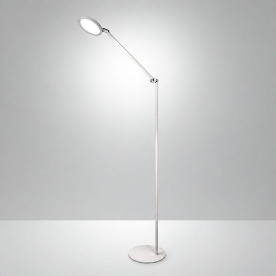 Fabas piantana da terra regina bianca led 9w cct 3000k 4000k 5000k 6000k