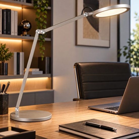 Fabas regina lampada da scrivania led 9w cct 3000k 4000k 5000k 6000k alluminio