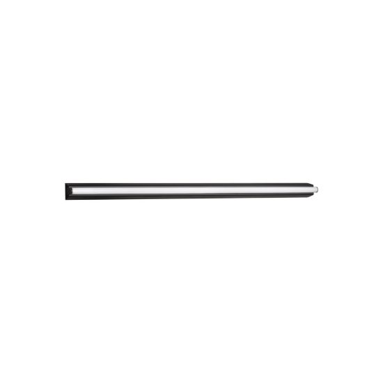 Applique per specchio da bagno moderna lineare nero led 26w 3000k 82cm