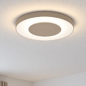 Aurea vivida plafoniera rotonda moderna sabbia led 24w cct 3000k 4000k 40 cm