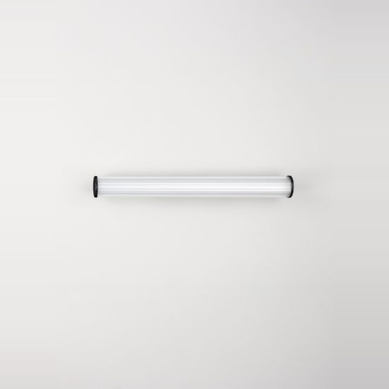 Applique per bagno moderna lineare nera led 14w cct 3000k 4000k 60cm