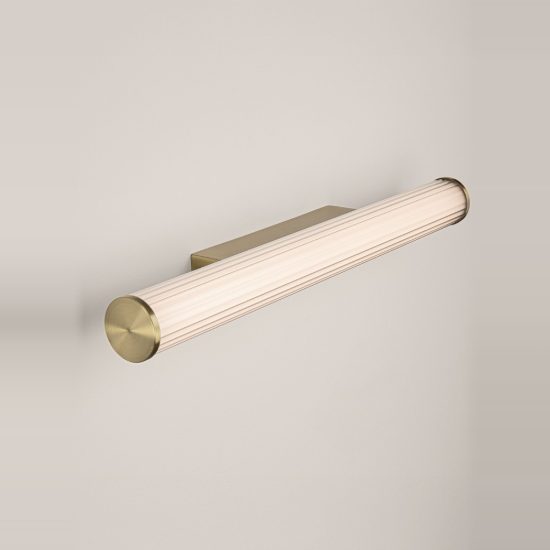 Applique per bagno moderna lineare oro led 14w cct 3000k 4000k 60cm