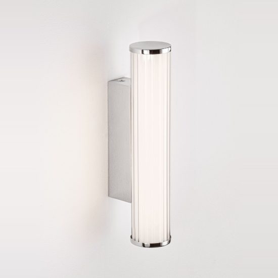 Applique per bagno moderna lineare cromo led 7w cct 3000k 4000k