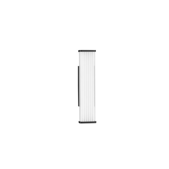 Applique per specchio da bagno moderna lineare nera led 7w cct 3000k 4000k 7cm