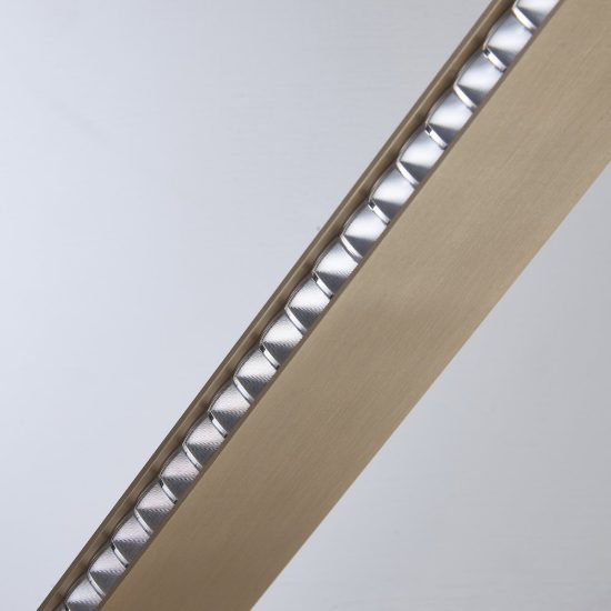 Lampada da terra piantana moderna champagne led 50w cct 2700k 4000k 5000k dimmerabile con sensore