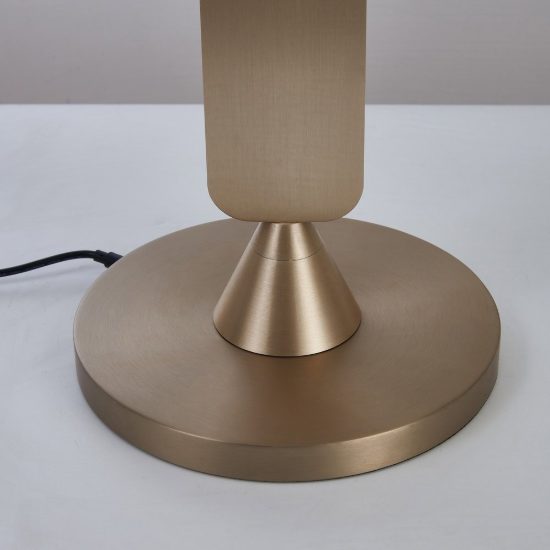 Lampada da terra piantana moderna champagne led 50w cct 2700k 4000k 5000k dimmerabile con sensore