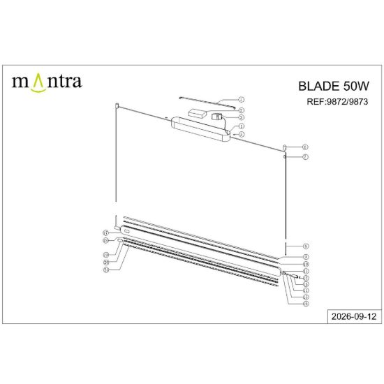 Lampadario a sospensione led 50w cct 2700k 5000k dimmerabile con sensore grigio spazzolato per tavolo