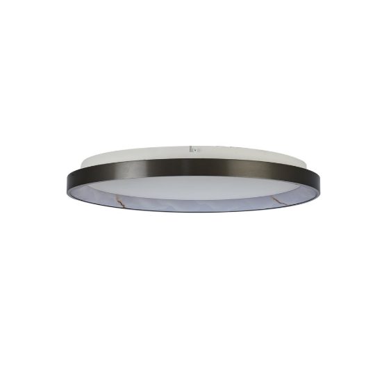 Plafoniera led 38w cct 2700k 5000k dimmerabile con telecomando grigio scuro