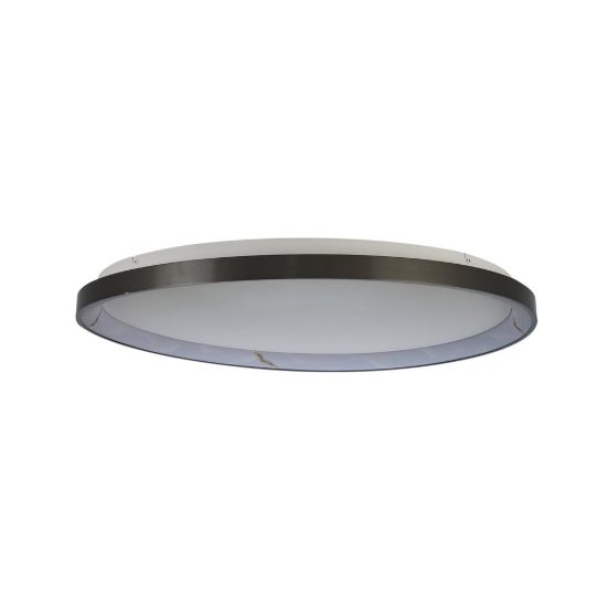 Plafoniera led 58w cct 2700k 5000k 78cm dimmerabile con telecomando grigio scuro