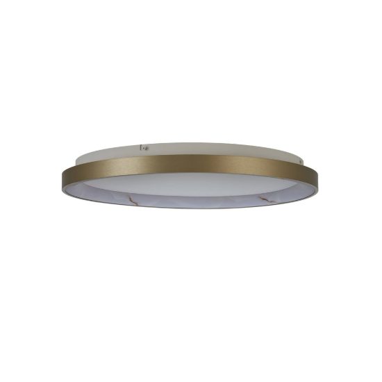Plafoniera led 38w cct 2700k 5000k 58cm dimmerabile con telecomando champagne