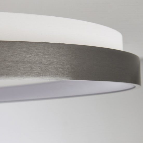 Plafoniera led 58w cct 2700k 5000k dimmerabile con telecomando grigio scuro