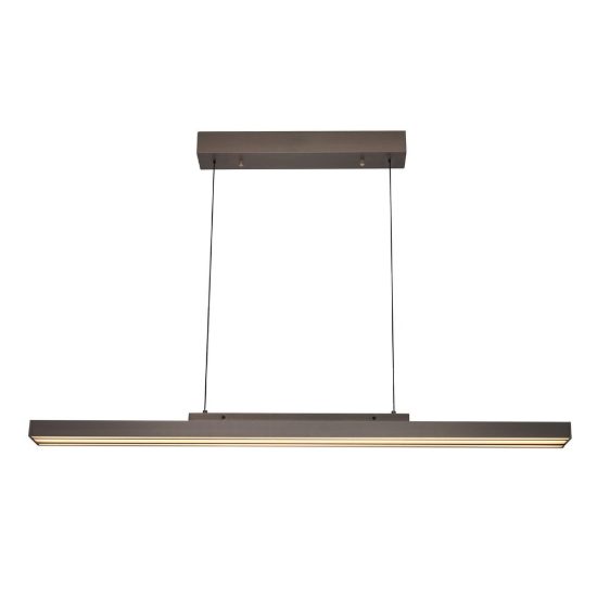 Lampadario a barra apertura motorizzata con sensore led 80w cct 2700k 5000k grigio spazzolato