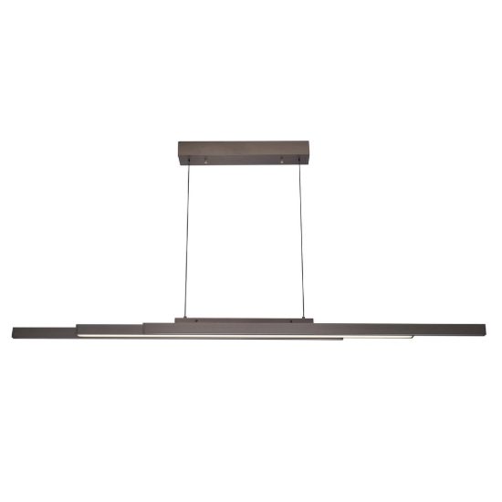 Lampadario a barra apertura motorizzata con sensore led 80w cct 2700k 5000k grigio spazzolato