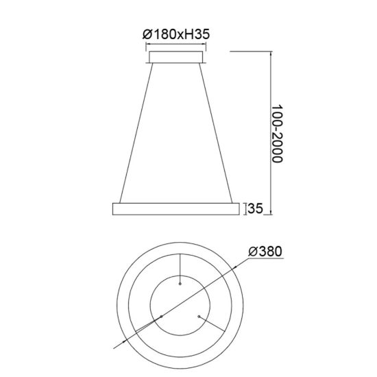 Lampadario a sospensione led 28w cct 2700k 5000k dimmerabile con telecomando champagne per soggiorno