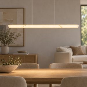 Lampadario a sospensione led 46w cct 2700k 5000k dimmerabile con telecomando grigio scuro per sala da pranzo