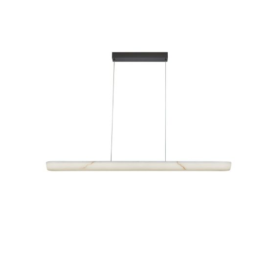 Lampadario a sospensione led 46w cct 2700k 5000k dimmerabile con telecomando grigio scuro per sala da pranzo