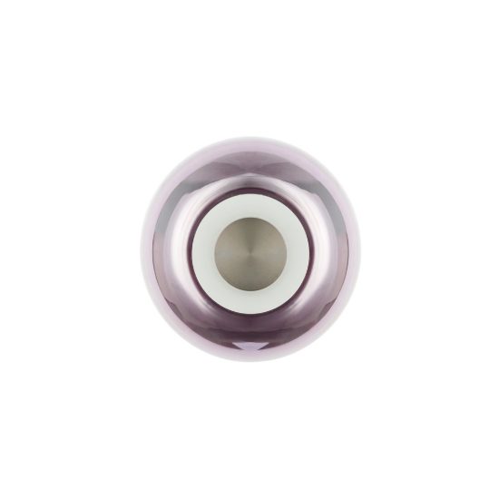 Applique tonda design moderna porpora vetro per sala da pranzo led 5w 3000k 18cm