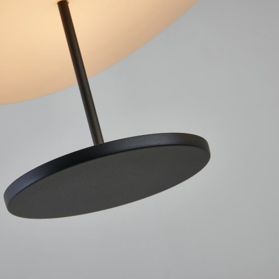 Lampadario led 32w cct 2700k 5700k dimmerabile con telecomando a sospensione per salotto faggio nero