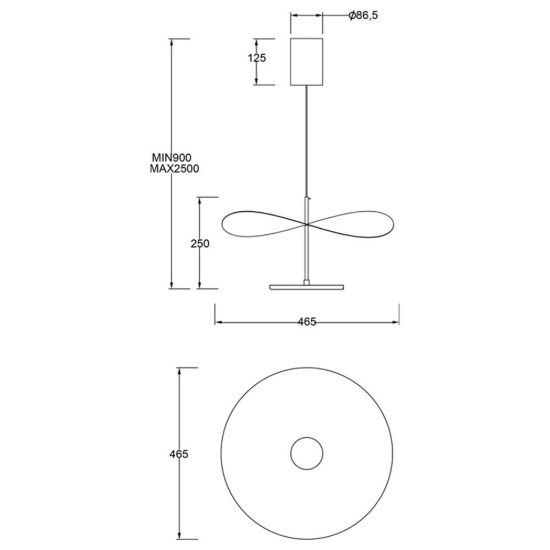 Lampadario a sospensione noce nero per sala da pranzo led 18w cct 2700k 5700k dimmerabile