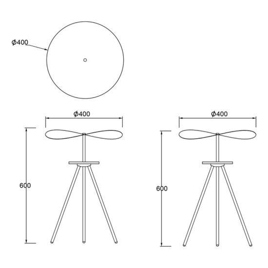 Lampada da tavolo noce nero per sala da pranzo led 12w cct 2700k 5700k dimmerabile