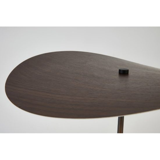 Piantana noce nero per sala da pranzo led 18w cct 2700k 5700k design moderna