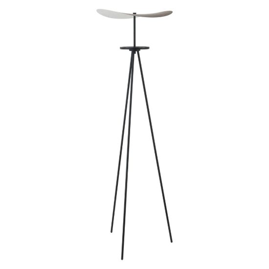 Piantana noce nero per sala da pranzo led 18w cct 2700k 5700k design moderna
