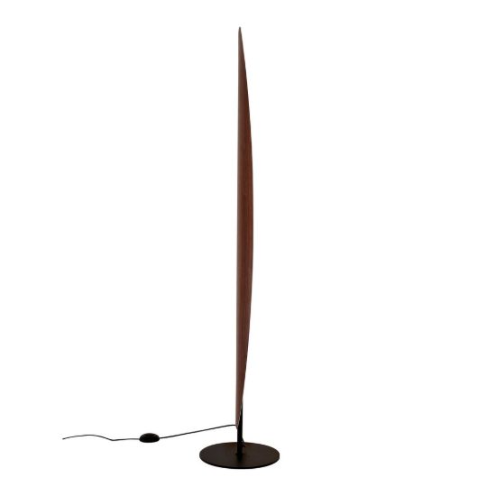 Piantana noce nero per sala da pranzo led 40w cct 2700k 5700k design moderna