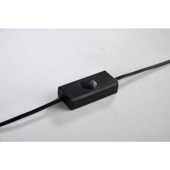 Lampada led 12w cct 2700k 5700k dimmerabile da tavolo per salotto faggio nero