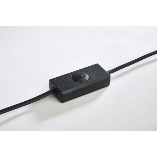 Lampada led 12w cct 2700k 5700k dimmerabile da tavolo per salotto faggio nero
