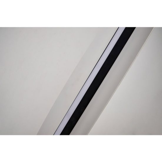 Piantana led 40w cct 2700k 5700k dimmerabile per salotto faggio nero