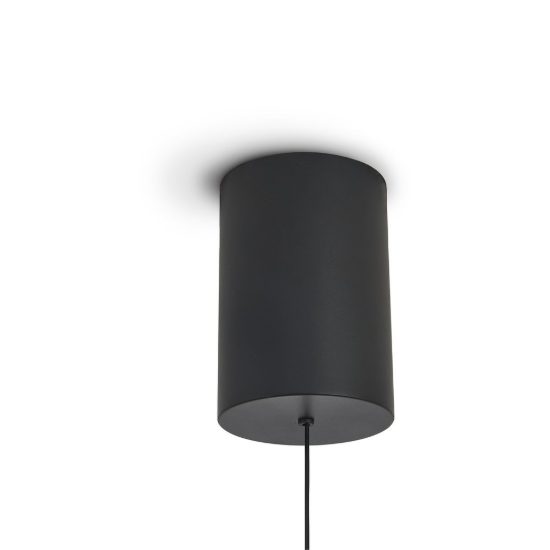 Lampadario a sospensione noce nero per sala da pranzo led 12w cct 2700k 5700k dimmerabile