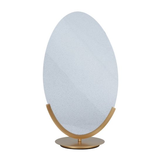 Lampada da tavolo oro per soggiorno led 15w 3000k dimmerabile