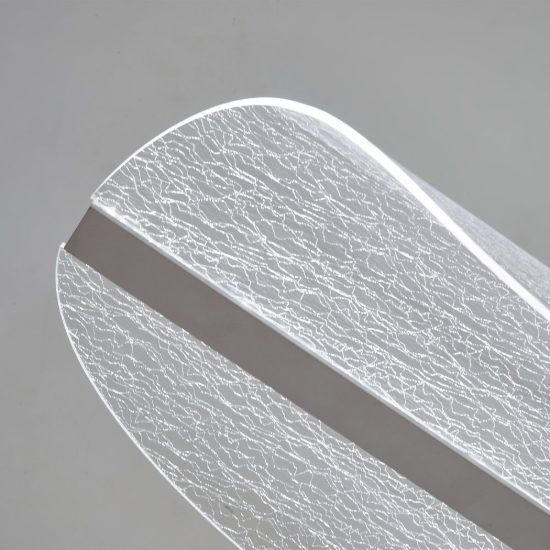 Lampadario a sospensione led 58w cct 2700k 5000k dimmerabile con telecomando bianco per soggiorno