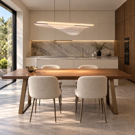 Lampadario a sospensione led 50w cct 2700k 5000k con telecomando bianco per soggiorno moderno