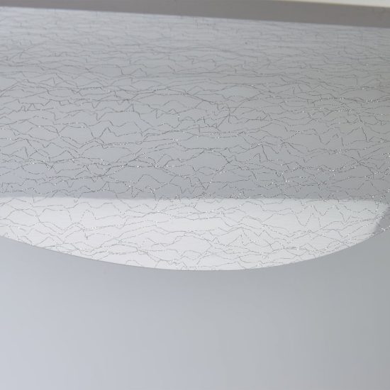 Lampadario a sospensione led 50w cct 2700k 5000k con telecomando bianco per soggiorno moderno