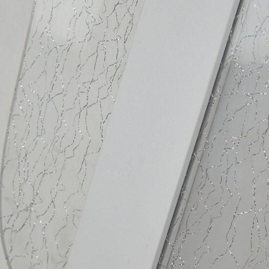 Applique led design moderna 12w cct 2700k 5000k 18cm bianca per soggiorno