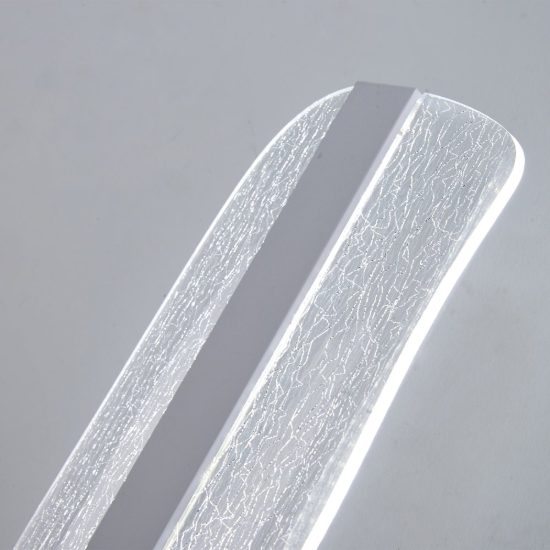 Applique led design moderna 15w cct 2700k 5000k 22cm dimmerabile bianca per soggiorno