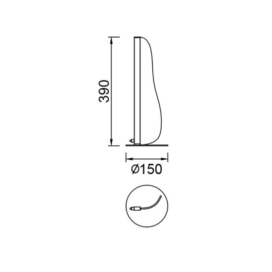 Lampada da tavolo design moderna led 12w cct 2700k 5000k per soggiorno