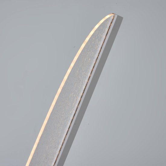 Piantana design moderna led 22w cct 2700k 5000k dimmerabile bianca per soggiorno