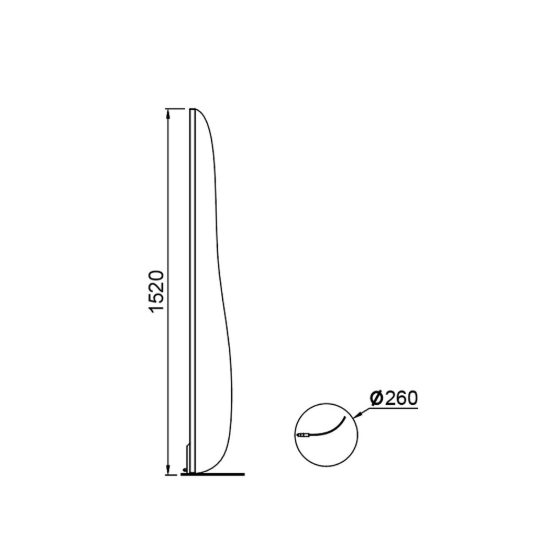 Piantana design moderna led 22w cct 2700k 5000k dimmerabile bianca per soggiorno