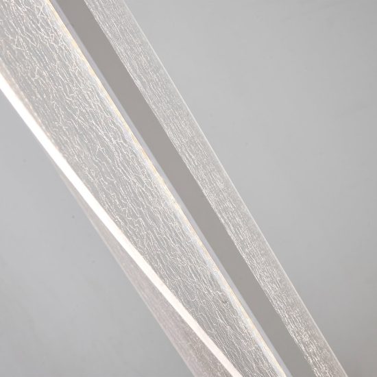 Piantana design moderna led 48w cct 2700k 5000k dimmerabile bianca per soggiorno