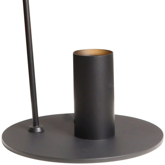 Piantana per salotto nera led 20w 2700k dimmerabile