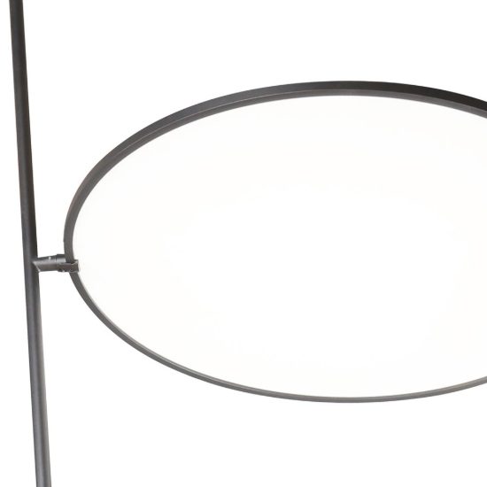 Piantana per salotto nera led 20w 2700k dimmerabile